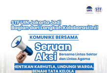 STF UIN Jakarta Jadi Bagian dari Seruan Aksi Lintas Sektor dan Lintas Agama untuk Hentikan Karhutla