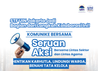 STF UIN Jakarta Jadi Bagian dari Seruan Aksi Lintas Sektor dan Lintas Agama untuk Hentikan Karhutla