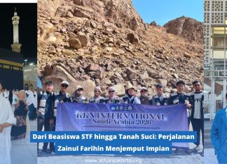 Dari Beasiswa STF hingga Tanah Suci: Perjalanan Zainul Farihin Menjemput Impian