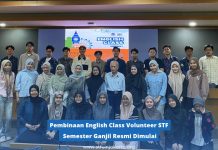 Pembinaan English Class Volunteer STF Semester Ganjil Resmi Dimulai
