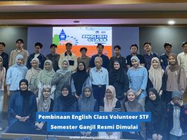 Pembinaan English Class Volunteer STF Semester Ganjil Resmi Dimulai