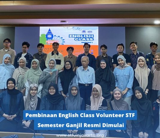 Pembinaan English Class Volunteer STF Semester Ganjil Resmi Dimulai
